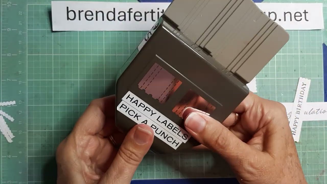 Happy Labels Pick A Punch FREE during SALE-A-BRATION #stampinup