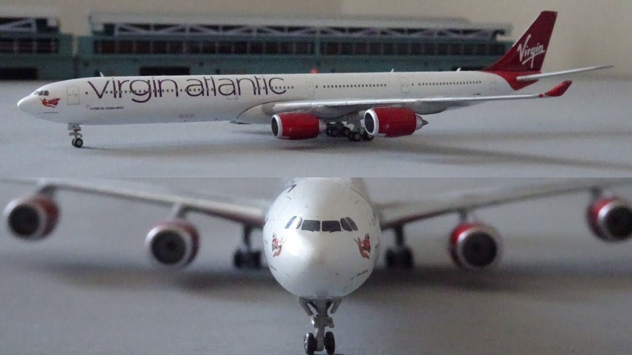 RARE MODEL!!! | VIRGIN ATLANTIC A340-600 1/400 SCALE GEMINI JETS