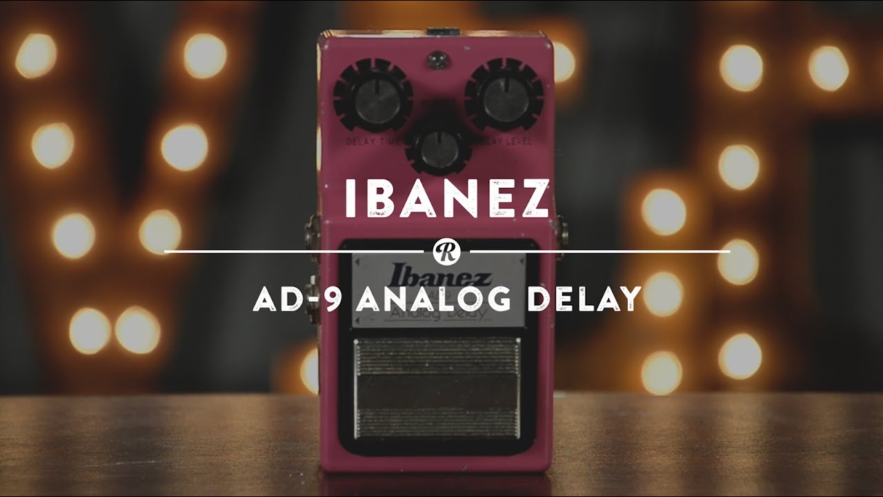 Ibanez AD9 Analog Delay - 80年代前半のミュージックシーンを支えた