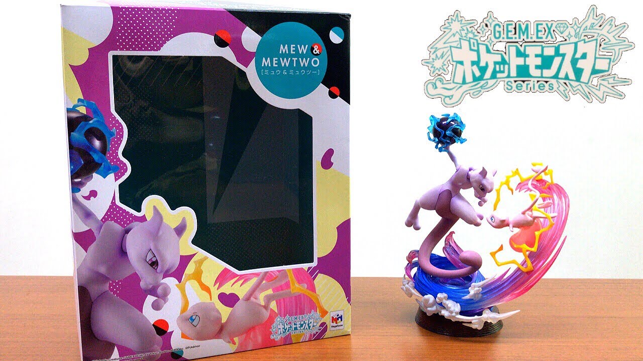 G.E.M.EXシリーズ ポケットモンスター ミュウ&ミュウツー フィギュア