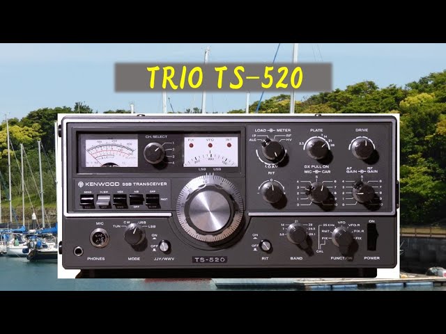 アマチュア無線機、TS-520V 、HF SSBトランシーバー(ジャンク