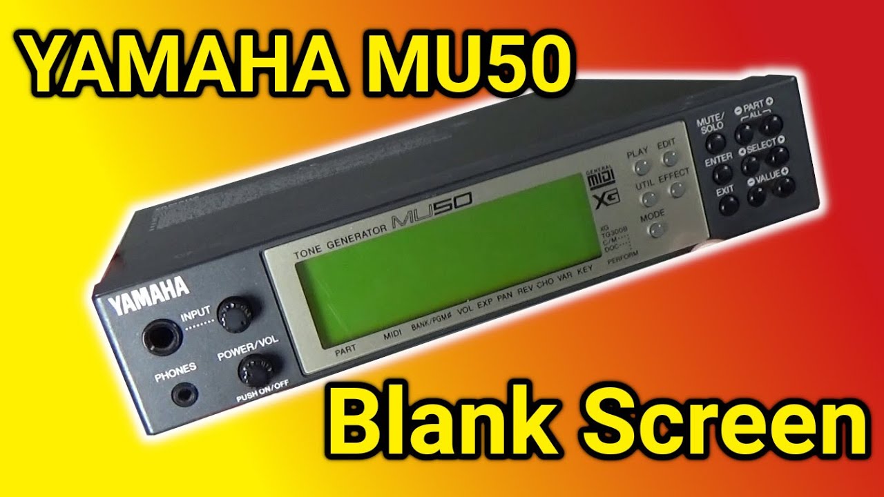 DTM・DAW YAMAHA MU50 TONE GENERATOR YAMAHA MU50 Tone Generator