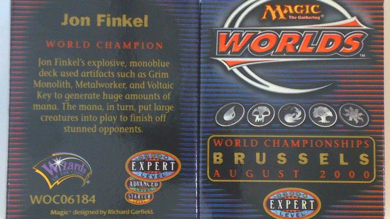 MTG ワールドチャンピオンシップ2000 Jon Finkel