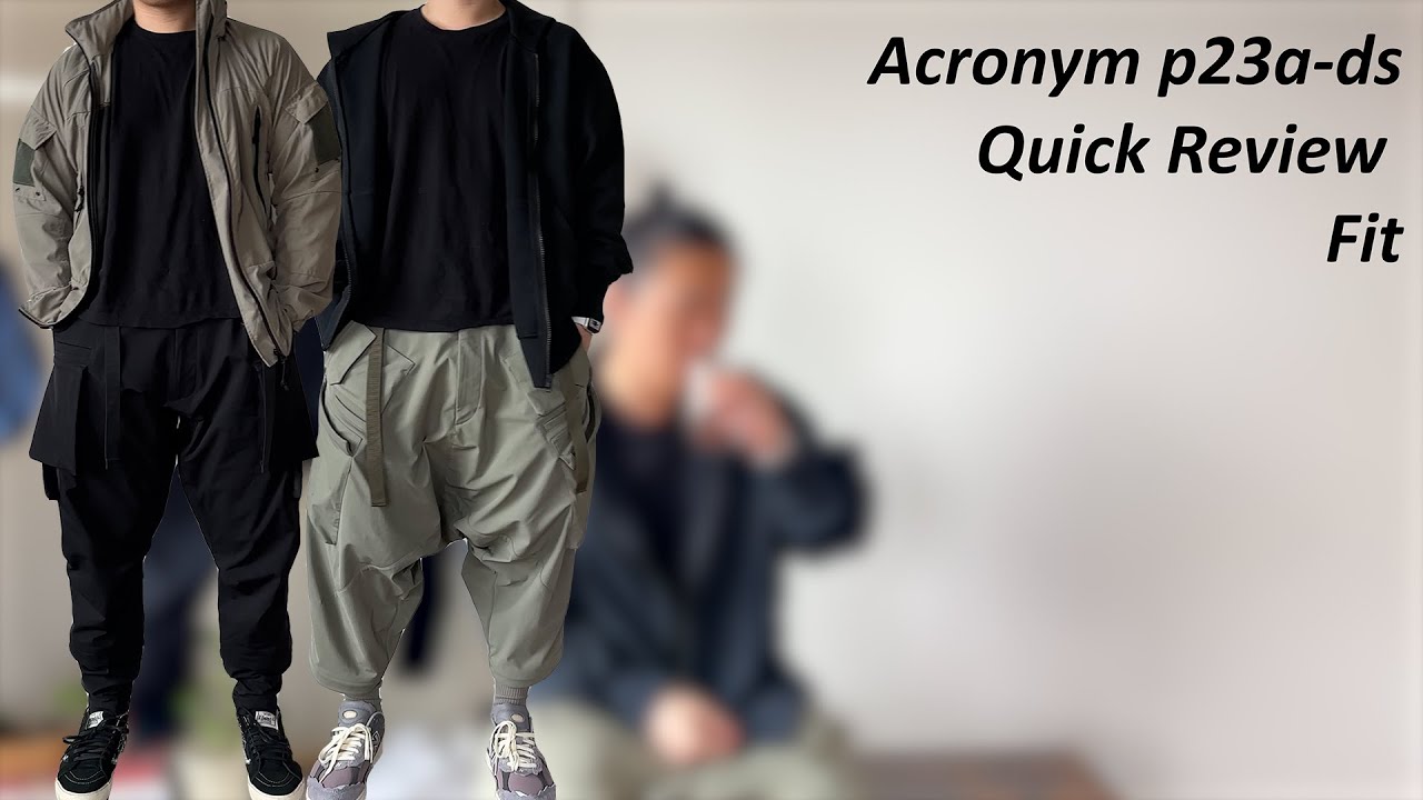 Acronym p23a-DS Quick Review and Fits - YouTube