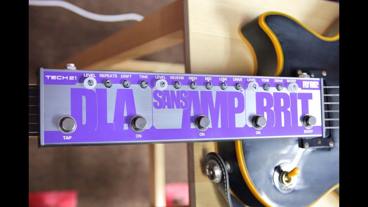 COMPACT ANALOG MULTIEFFECT: Tech 21 Brit Flyrig5 Demo (British