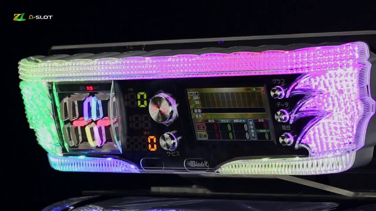 パチスロ ブレイドX データカウンター スロット 実機 アクリル製