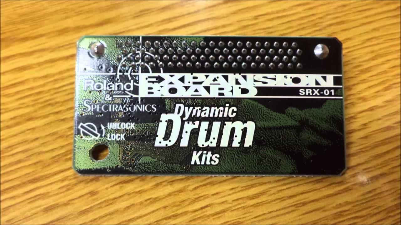 Roland SRX 01 Dynamic Drum Kits - YouTube