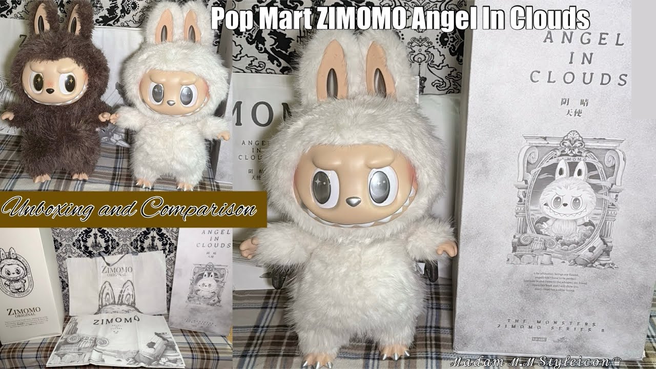 Pop Mart ZIMOMO Angel In Clouds Unboxing And Comparison to Zimomo