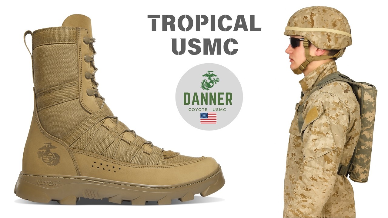 Danner Tropical USMC Review | Best Hot Weather Combat Boot - YouTube