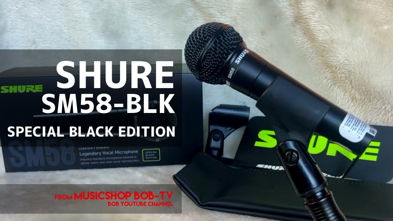 配信機器・PA機器・レコーディング機器 Shure sm58 specialblack