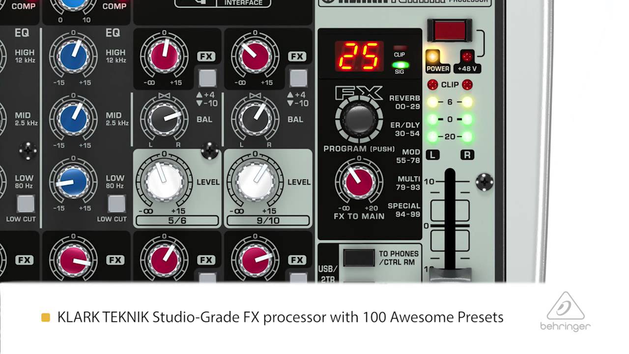 DTM・DAW Behringer QX1202USB Behringer | Product | QX1202USB