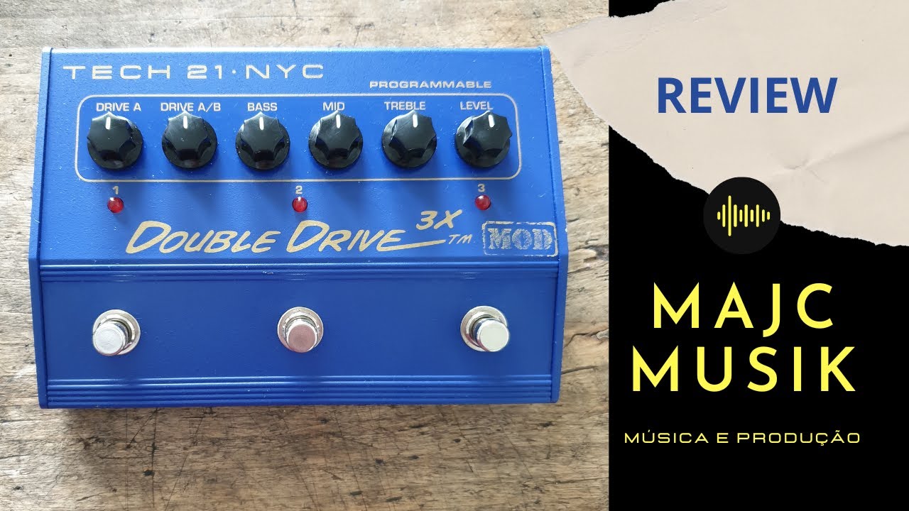 PEDAL DOUBLE DRIVE TECH21 3X - YouTube