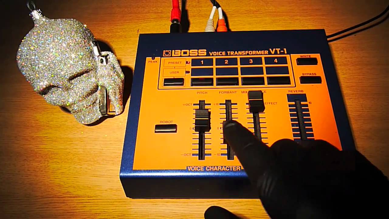 Boss VT-1 Voice Transformer Demonstration - YouTube