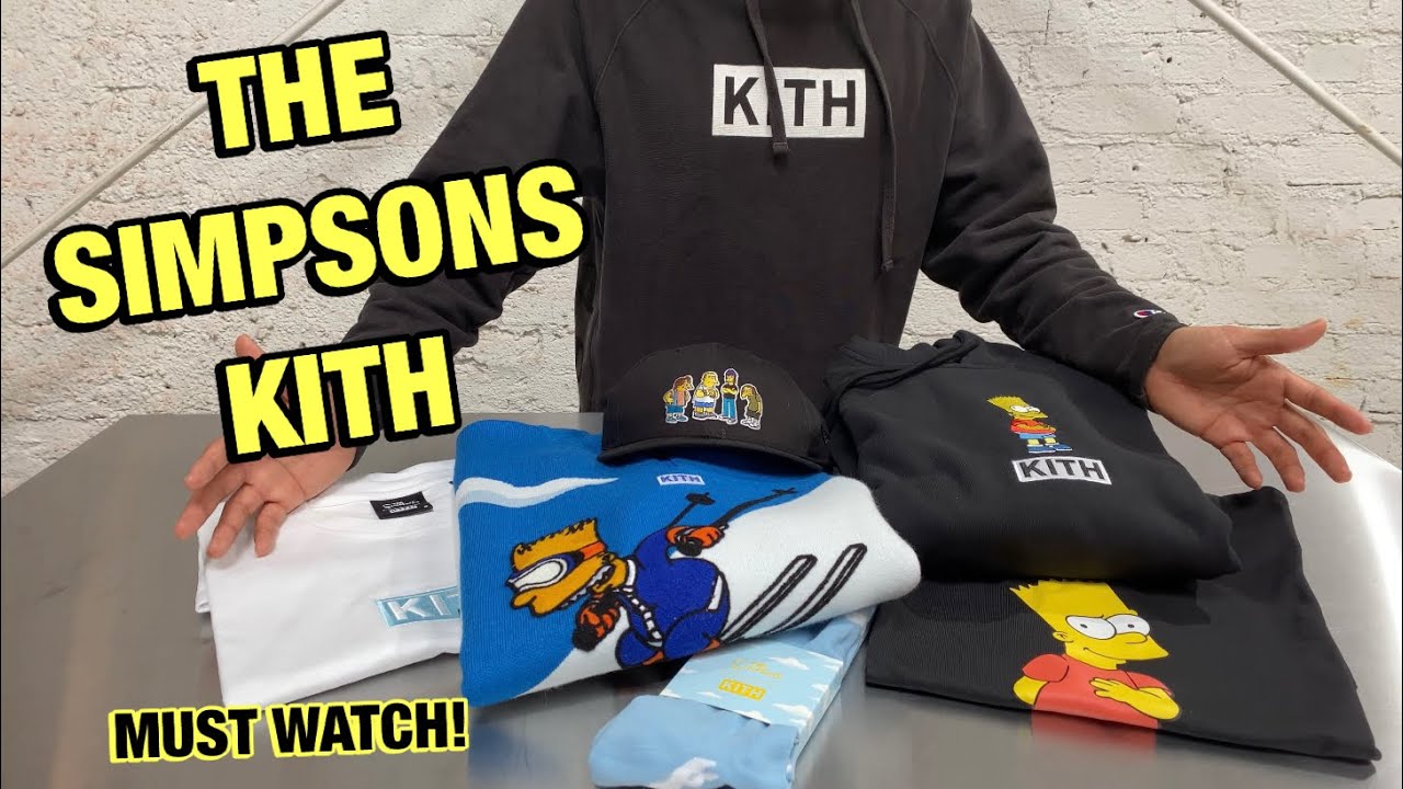 KITH X THE SIMPSONS * Best items of the collection! Must watch