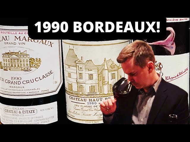 1990 Bordeaux FIRST GROWTH Tasting: 8 Wine Collecting Takeaways