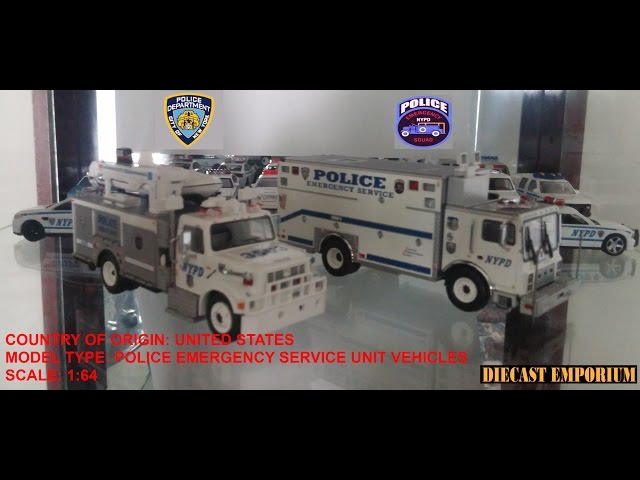 Code 3 NYPD ESU Vehicles 1:64 Scale - YouTube