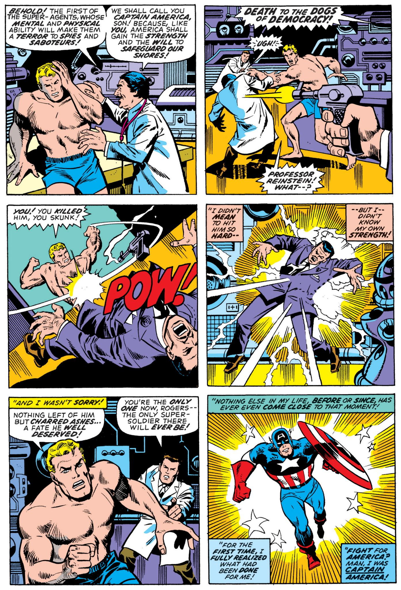 Captain America #176 (August, 1974) | Attack of the 50 Year Old