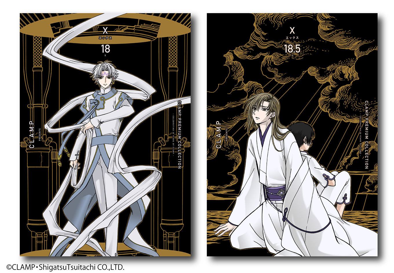 CLAMP PREMIUM COLLECTION: X vols. 18 & 18.5 covers | Chibi Yuuto's