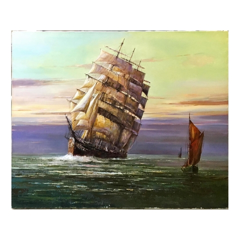 真作】絵画 鈴木政輝 油彩8号 静かな水辺 運輸大臣賞 箱・黄袋入 T156