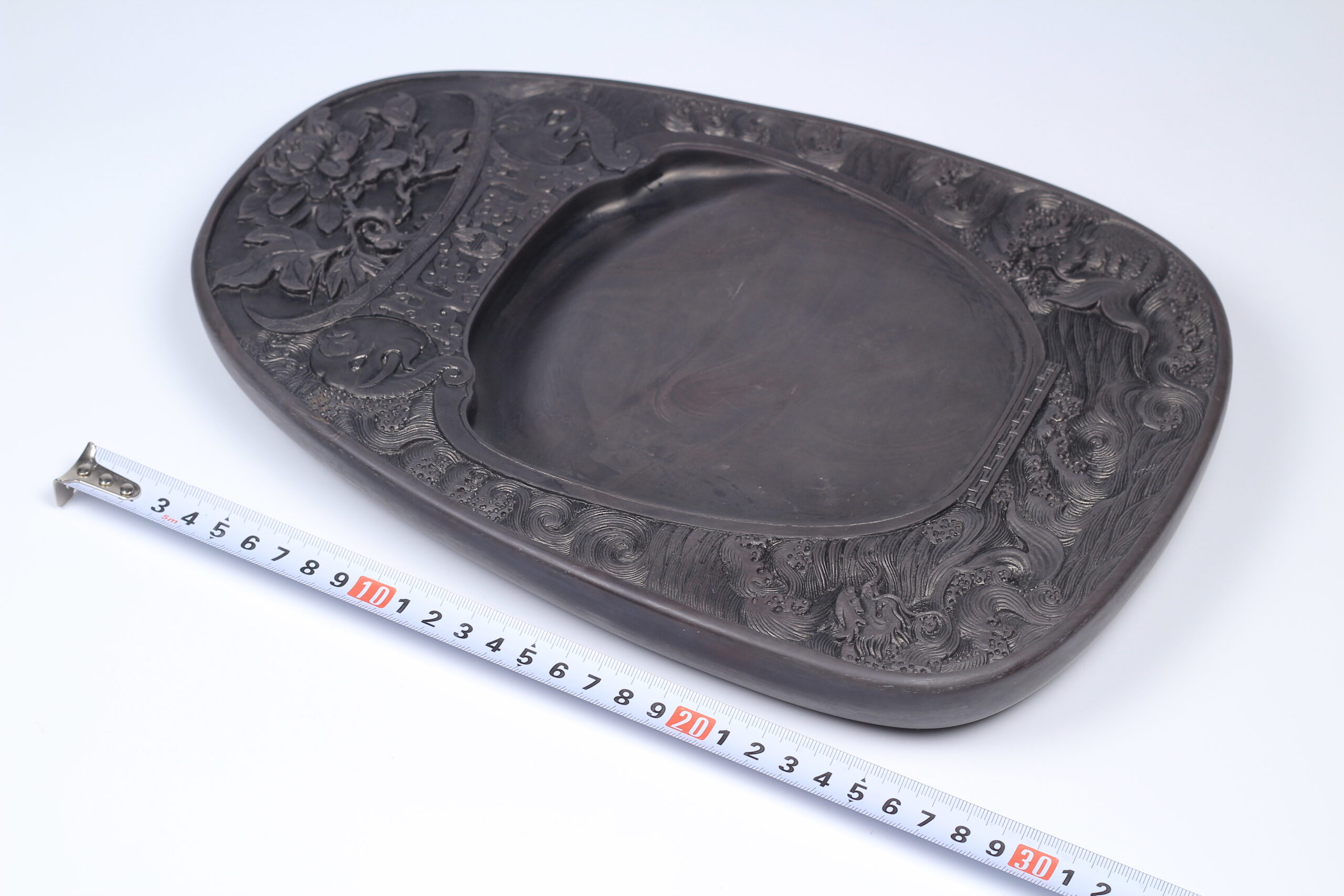 中国端渓硯 長方硯 石紋 中国四大名硯 骨董品 端渓硯