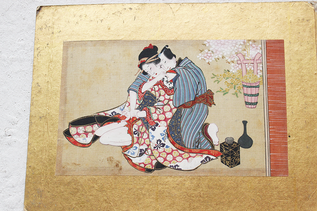 枕絵 巻物 春画 春画」◇全10画◇ 枕絵 巻物 紙本：浮世絵