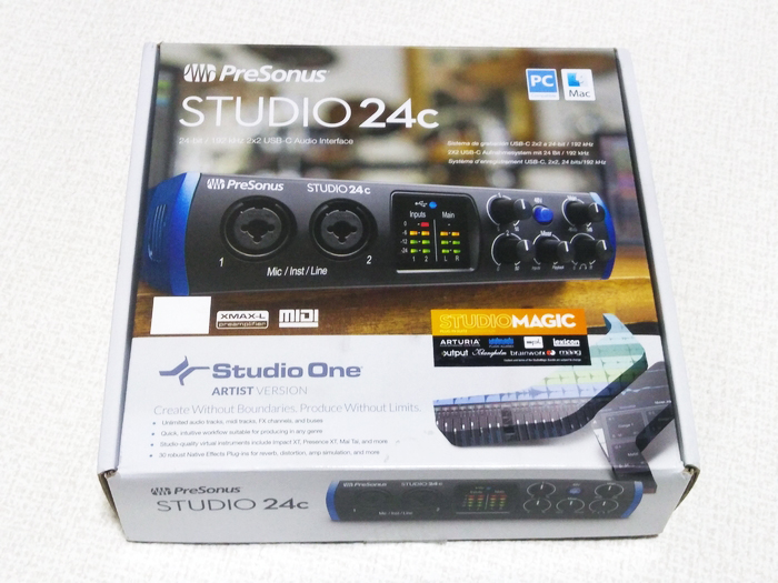 DTM】‎USB Type-C対応のオーディオインターフェイス「PreSonusStudio