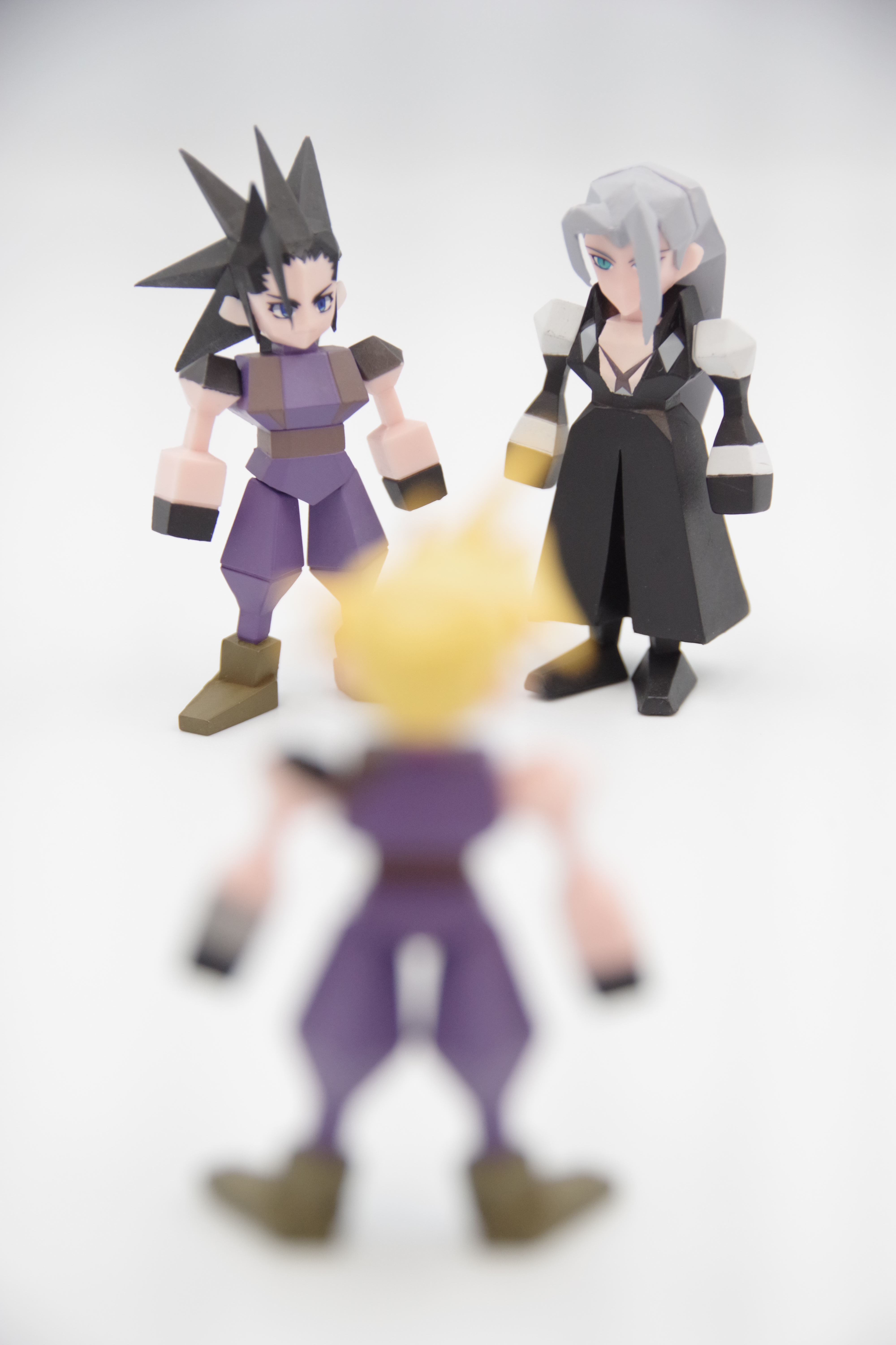 FINAL FANTASY Ⅶ REBIRTH発売記念くじ D賞 ミニフィギュア7体セット&G