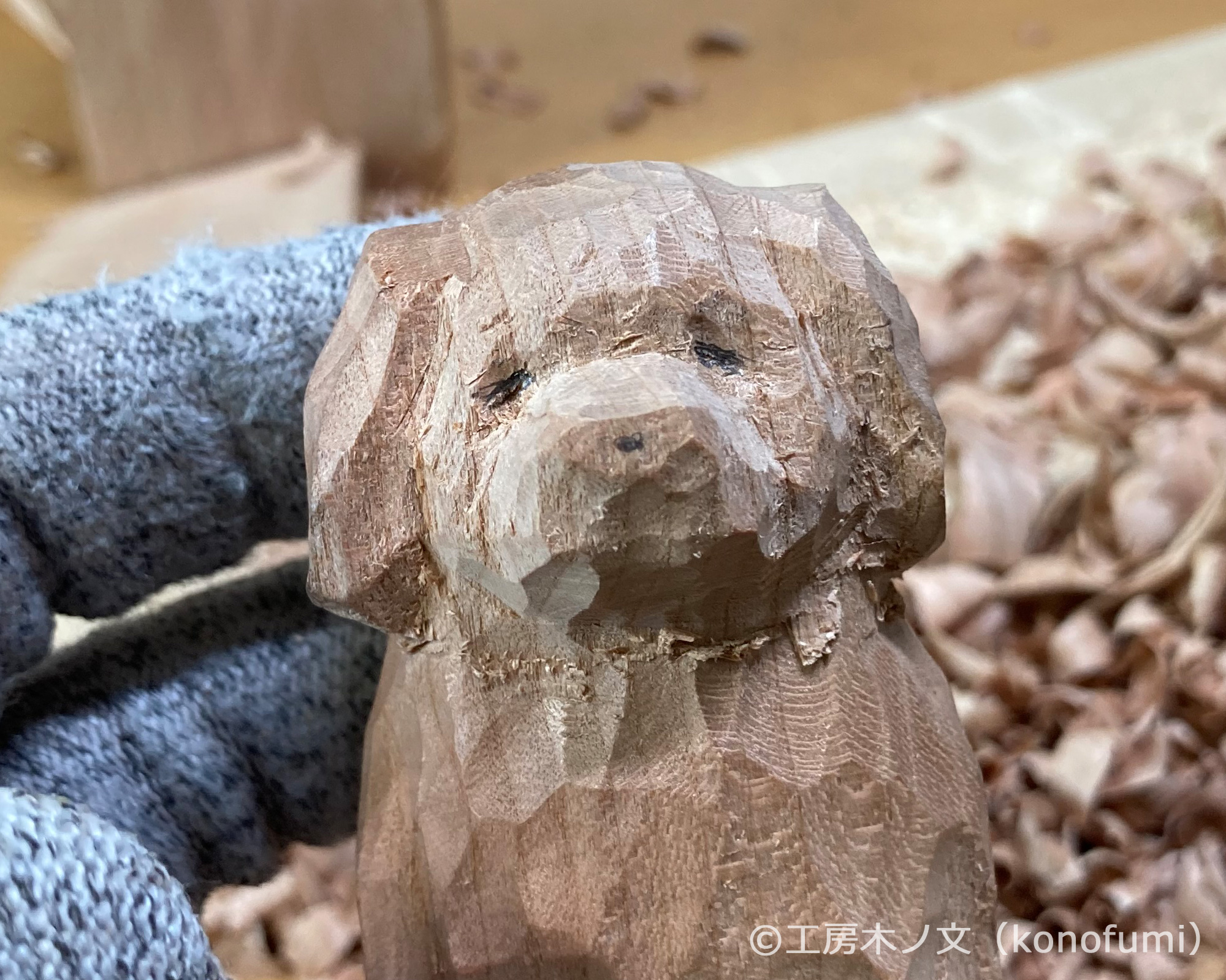 木彫りの犬たち（前編）トイプードルやフレンチブルドッグなど