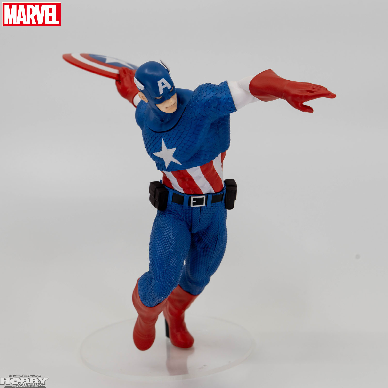 684,MARVEL Luminasta“キャプテン・アメリカ 盾を投げる瞬間の躍動感