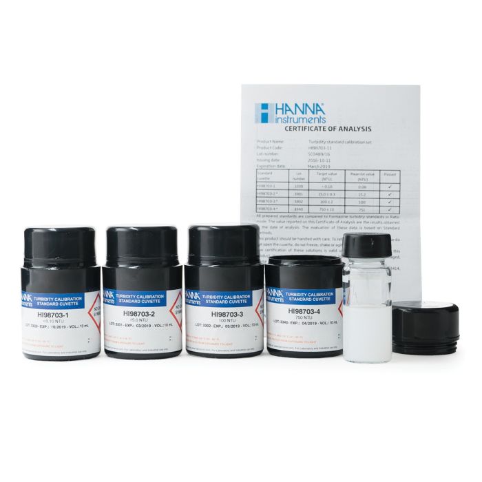 Turbidity Calibration Standards – HI98703-11 – Hanna Instruments