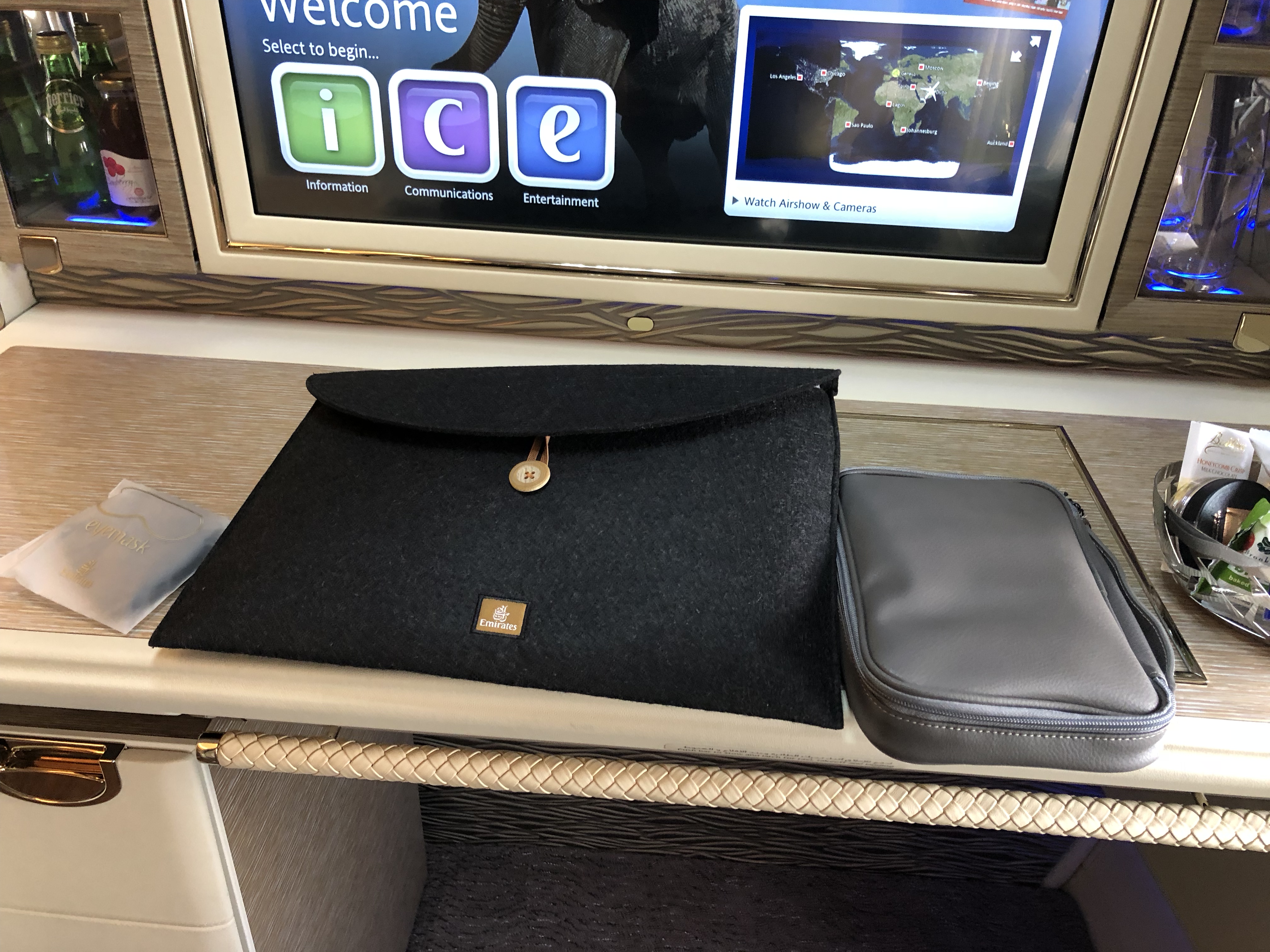 エミレーツ 新ファーストクラス レポ② アメニティ編 EMIRATES NEW