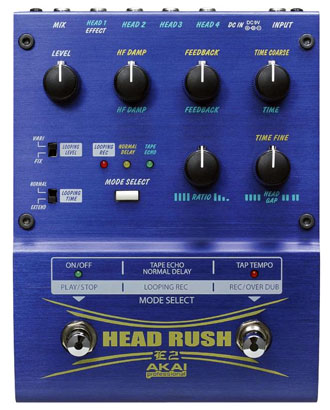 Akai E2 Headrush Delay/Looper Pedal Review