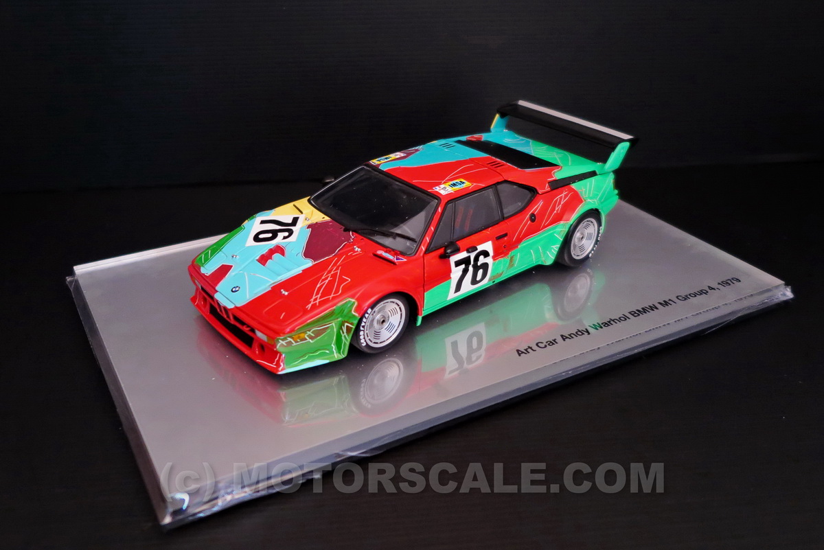 BMW M1 #76 Le Mans 1979 (Andy Warhol Art Car) – Motorsport Scale
