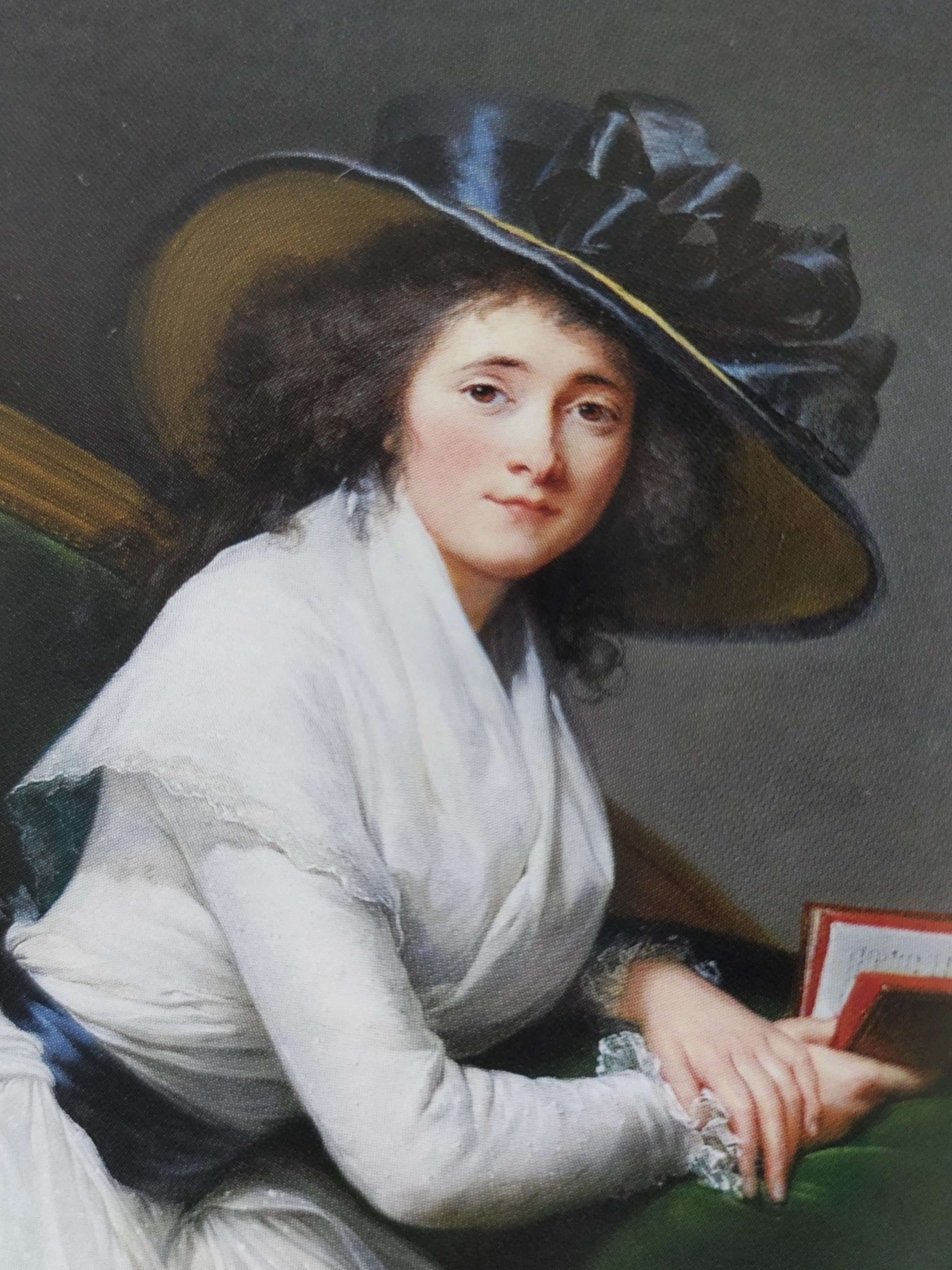 フランスアンティーク 肖像写真 女優 デュアメル嬢 ルートランジェ写真