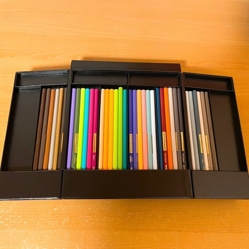 カリスマカラー KARISMACOLOR 72色 色鉛筆 1部使用あり カリスマカラー