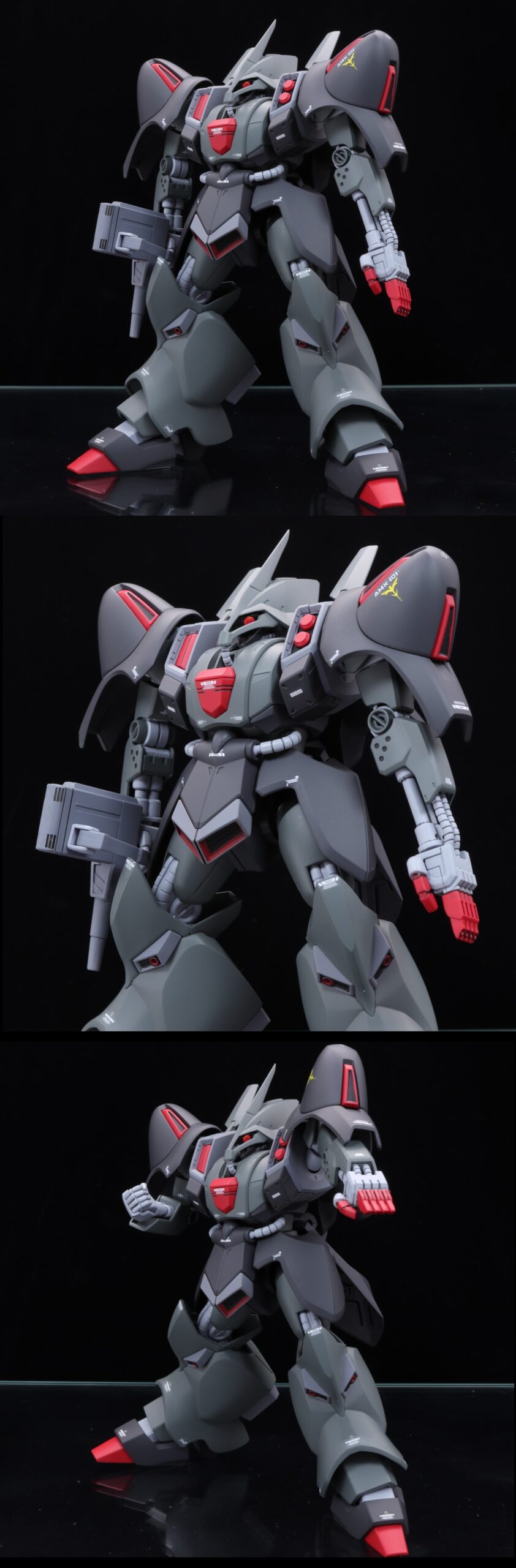 ガンプラ HG ガルスJ 全塗装 完成品① ガンプラ HG ガルスJ 全塗装 完成