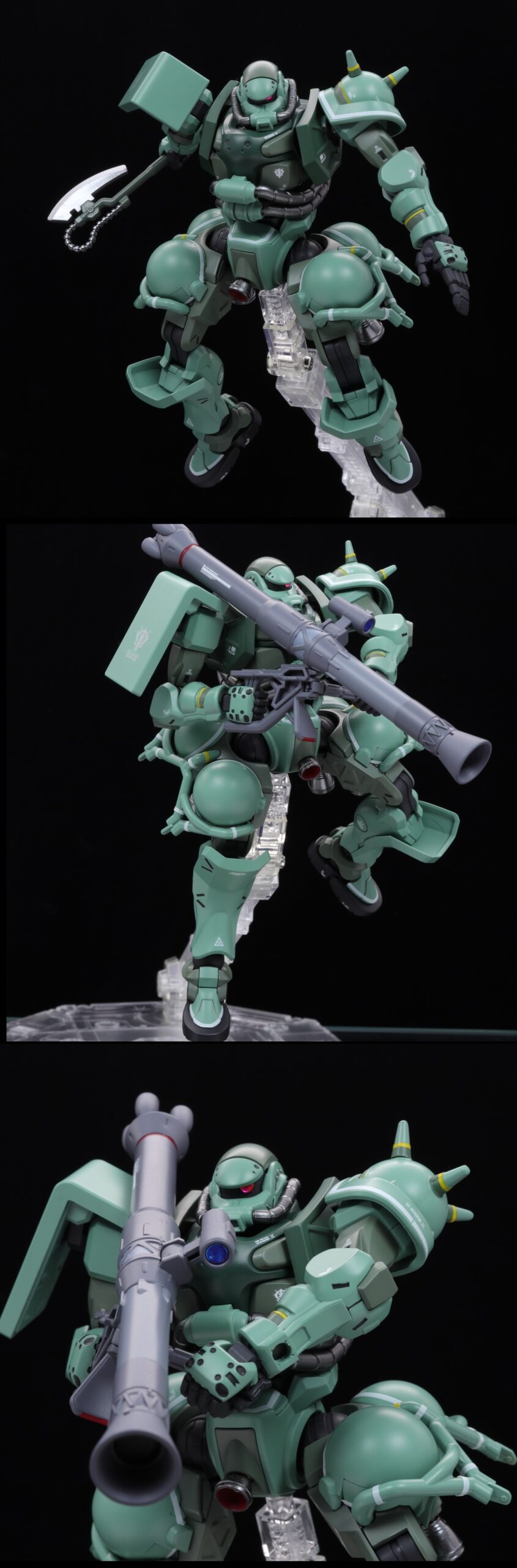HG 1/144 ザク MS-06 (GQ) ZAKU 機動戦士Gundam GQuuuuuuX 改修全塗装