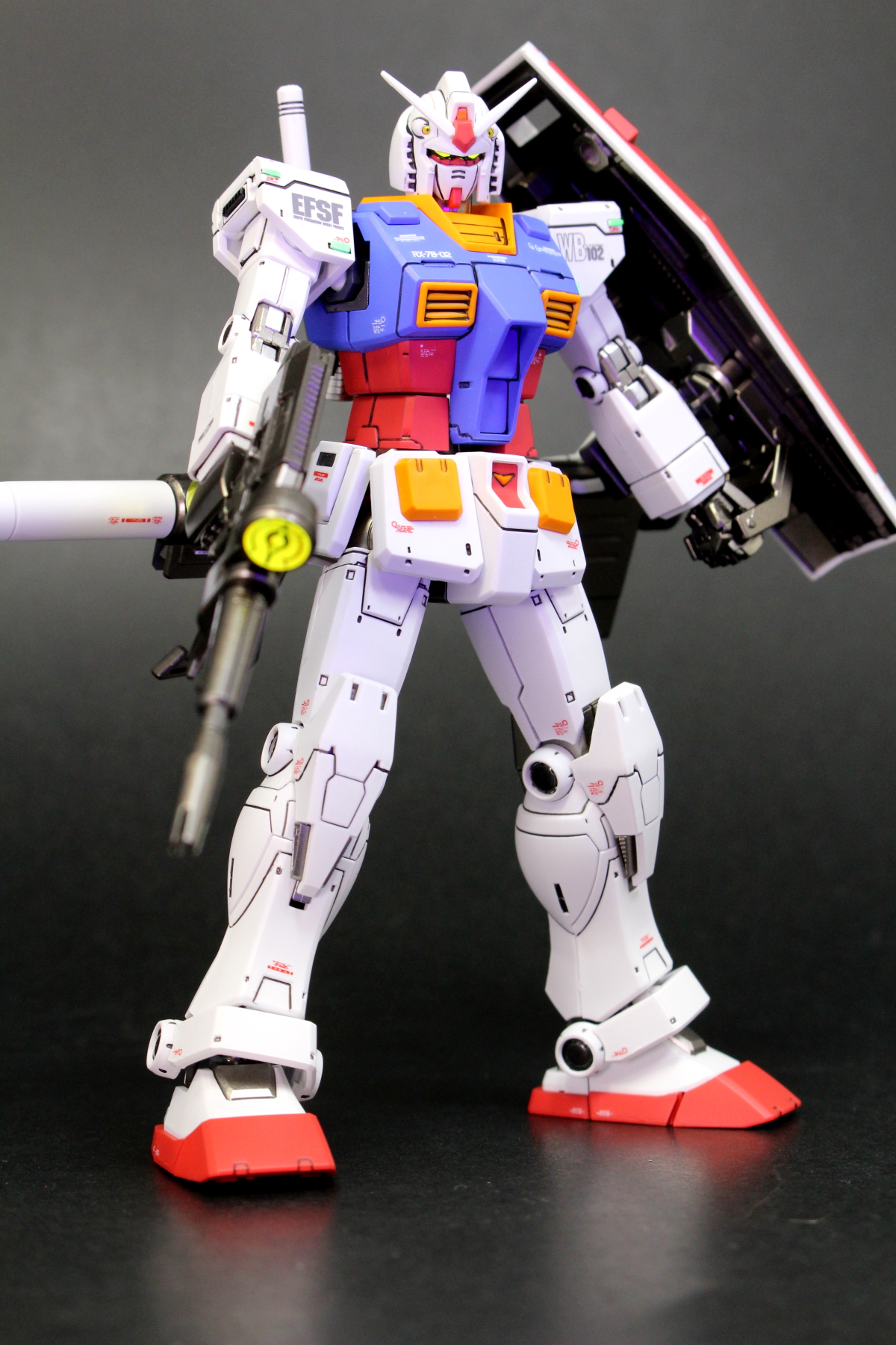 HG ガンダム オリジン版 1/144 RX-78-02 GUNDAM THE ORIGIN 改修塗装