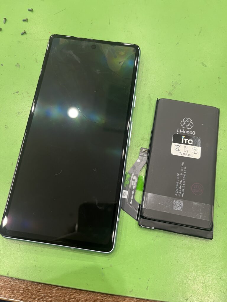 高知店】Google Pixel 7aの画面割れ！表示不良をデータそのまま最短1日