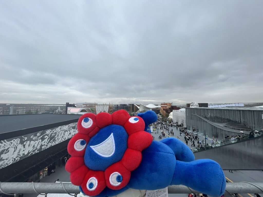 ミャクミャク1等ぬいぐるみ 公式大阪関西万博ミャクミャクくじ一等