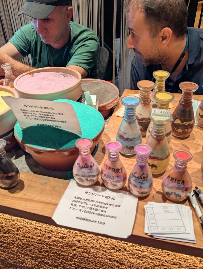 EXPO 2025 サンドアート/ヨルダンパビリオン S-11 ヨルダンの砂 サンド