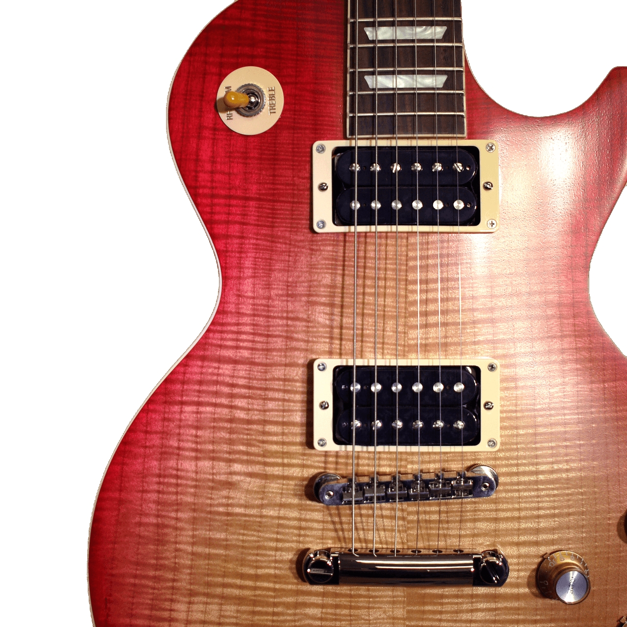 Bitz サンバースト レスポールスタイルエレキギター Photogenic 木目が