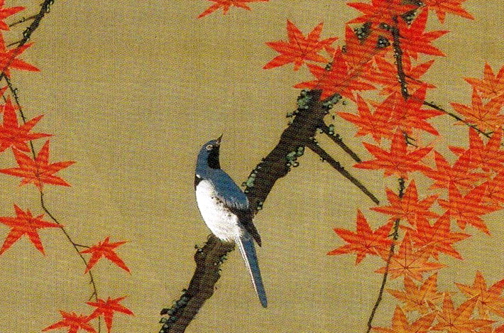 真作】玉木秋香/水草鶺鴒図/セキレイ図/花鳥図/掛軸/名家伝来/AD-669