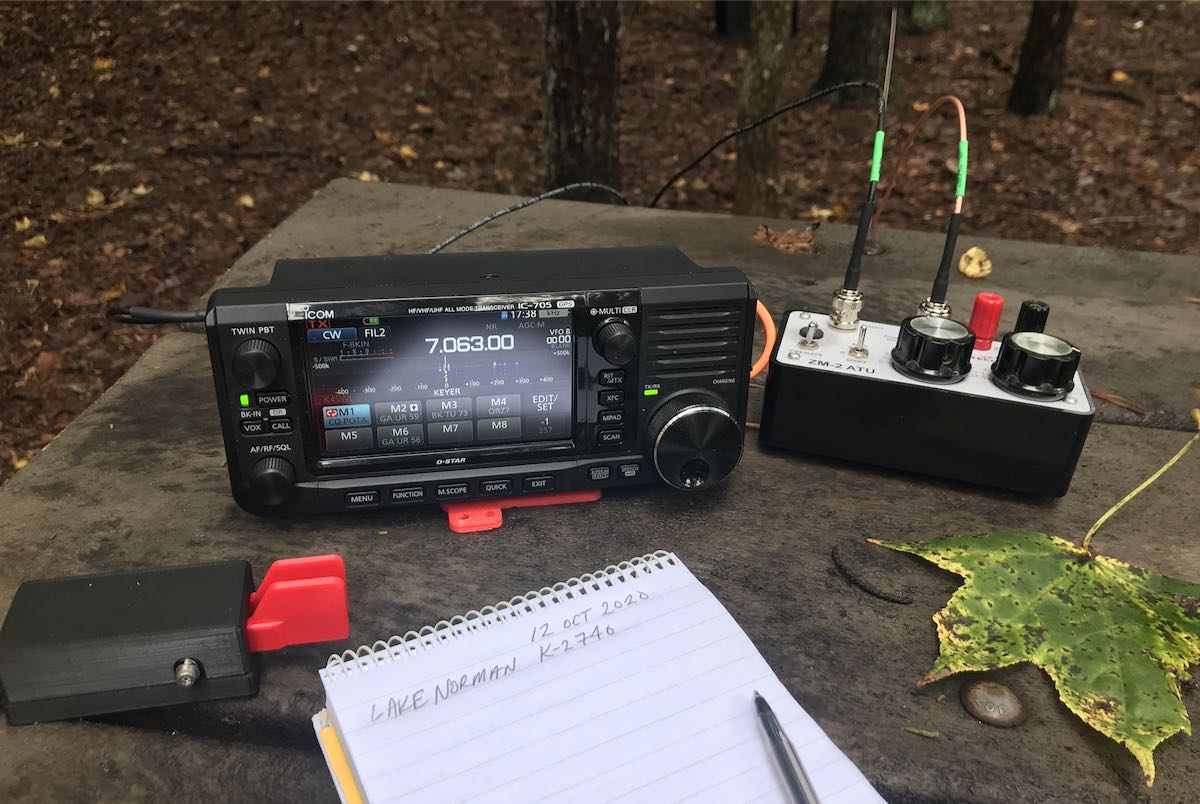 Icom-IC-705-CW-Morse-Hiking-