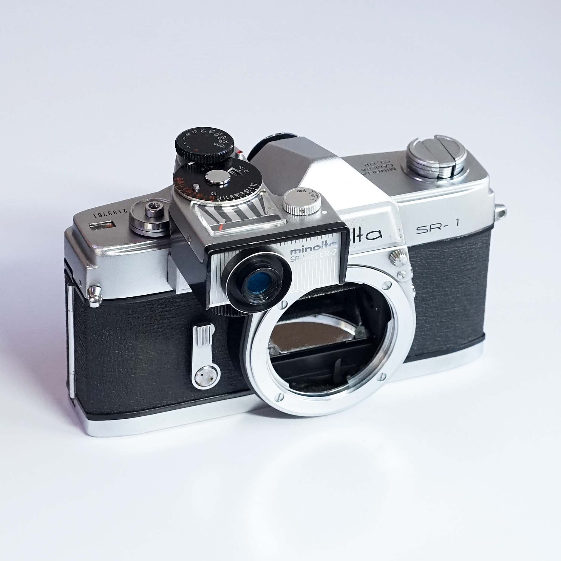 売り切れ MINOLTA SR-1 SR・METER・2付き（中古 フィルムカメラ 35mm