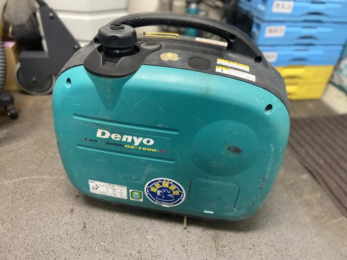 デンヨー(DENYO)のインバーター発電機 GE-1600SS-IVを買取させて頂き