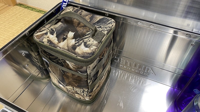 黒スタンド付 中仕分け】アルテックアルミコンテナ 48L ユニバーサル