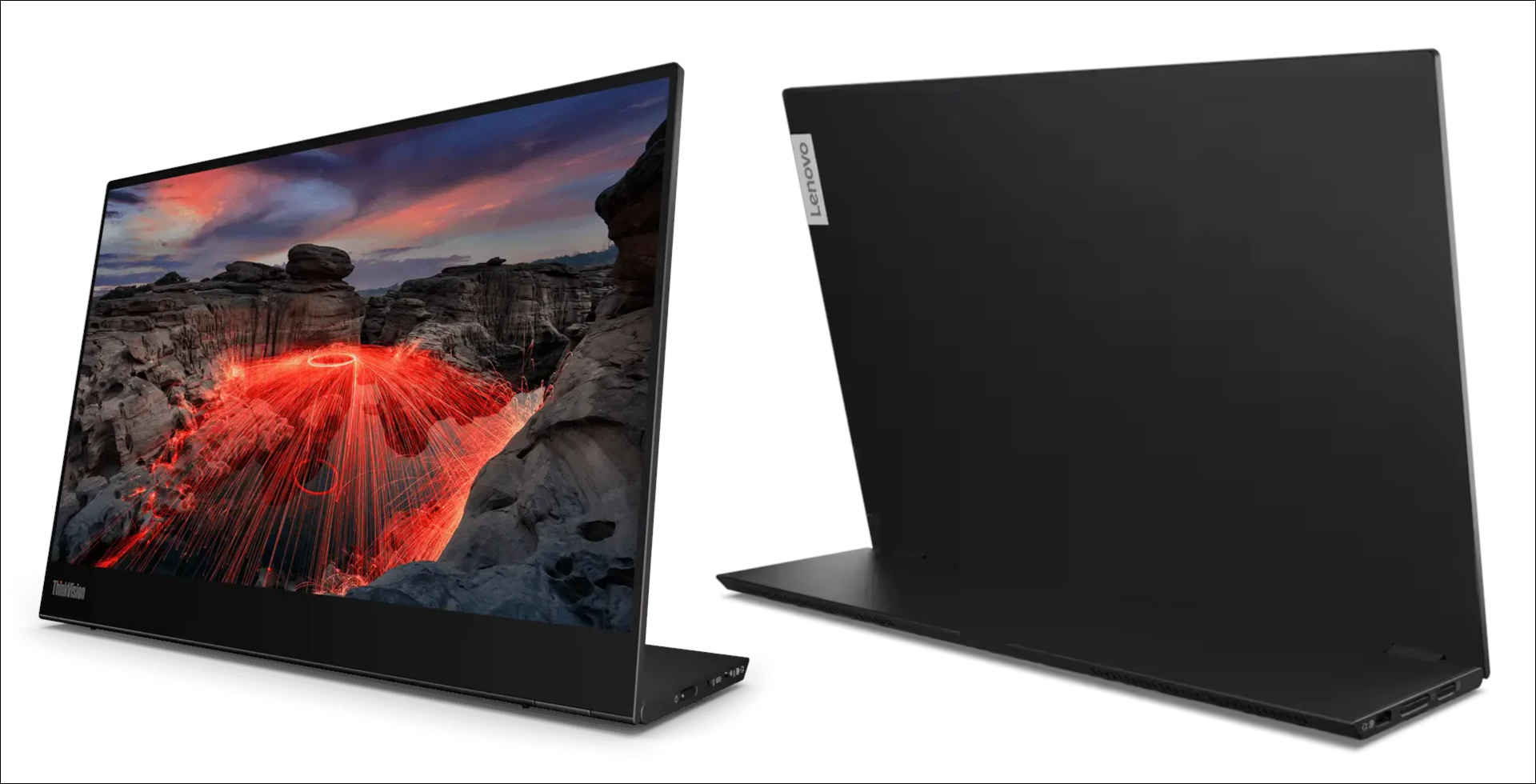 中古Lenovo ThinkVision M14d 保証付 中古メーカー保証ありLenovo