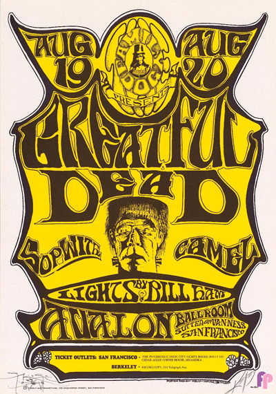 Avalon Ballroom 8/19-20/66 - FD-22 - Classic Posters