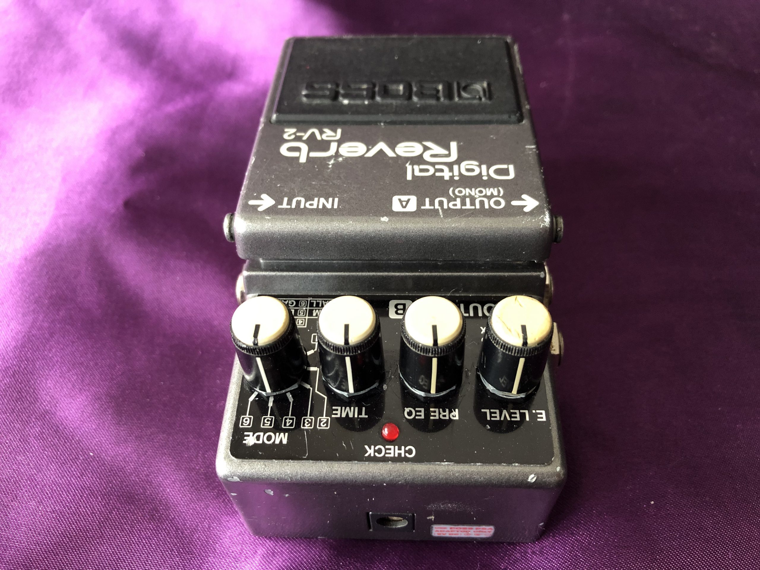 ギター BOSS Digital Reverb RV-2 made in japan Boss RV-2 Digital